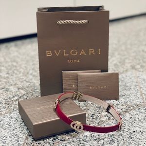 Bvlgari Leather Bracelet